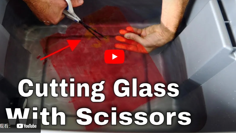 Have you ever wondered if it is possible to cut glass underwater with a scissors? It sounds like a magic trick, but it is actually a scientific phenom