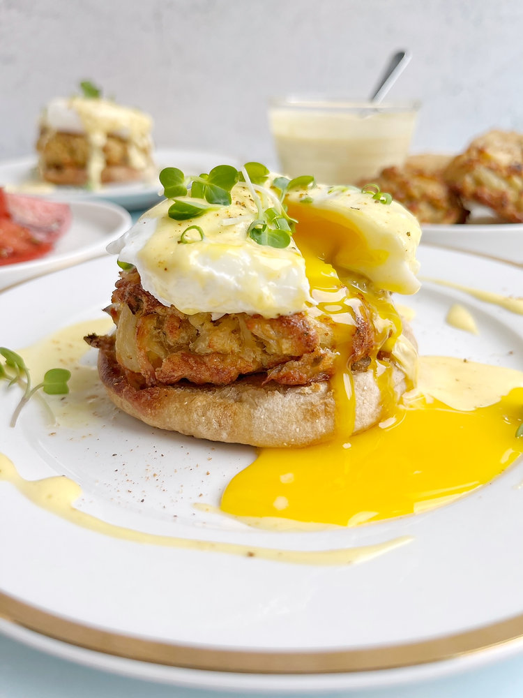 Homemade Crab and Shrimp Cake Eggs Benedict: A Brunch Extravaganza Homemade Crab and Shrimp Cake Eggs Benedict: A Brunch Extravaganza