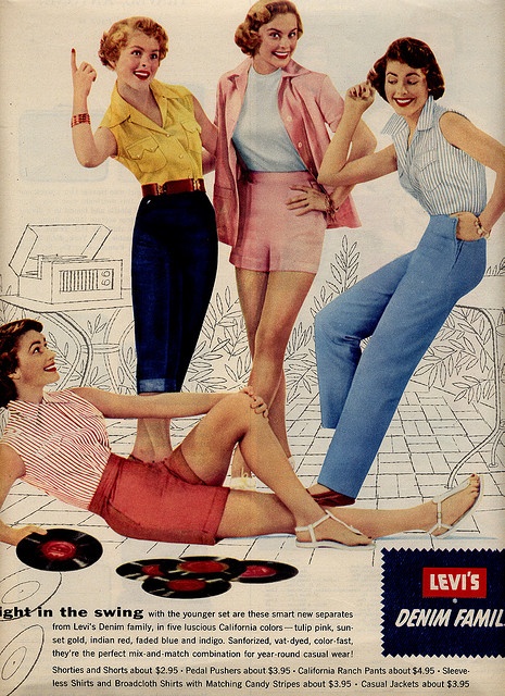Swinging into Style: Embracing the 1950’s Jeans and Sweater Vibe
